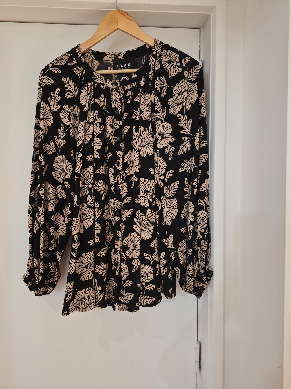 Blak Luxe Floral Top | Size 10