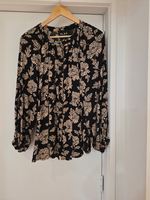 Blak Luxe Floral Top | Size 10