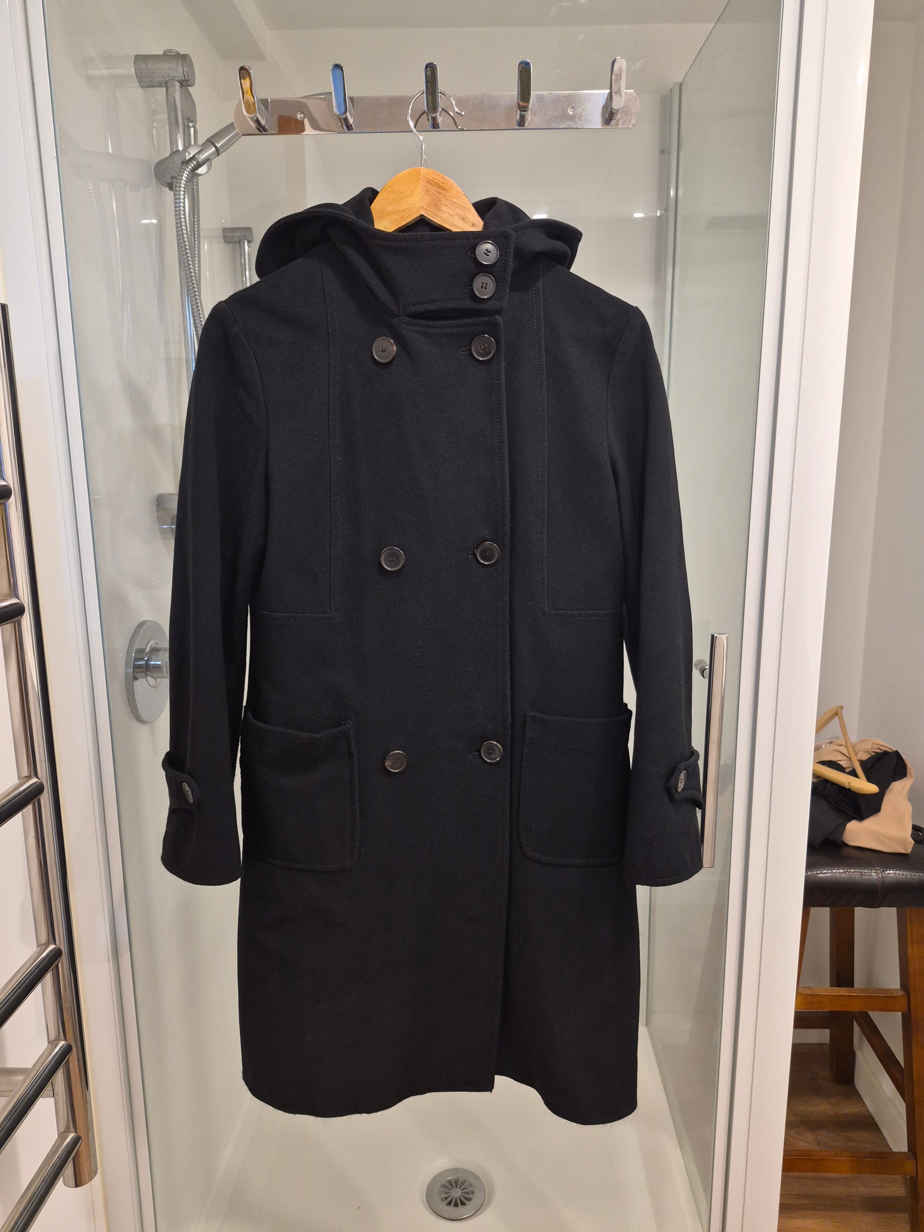Pollini Coat with hood / Sz Small