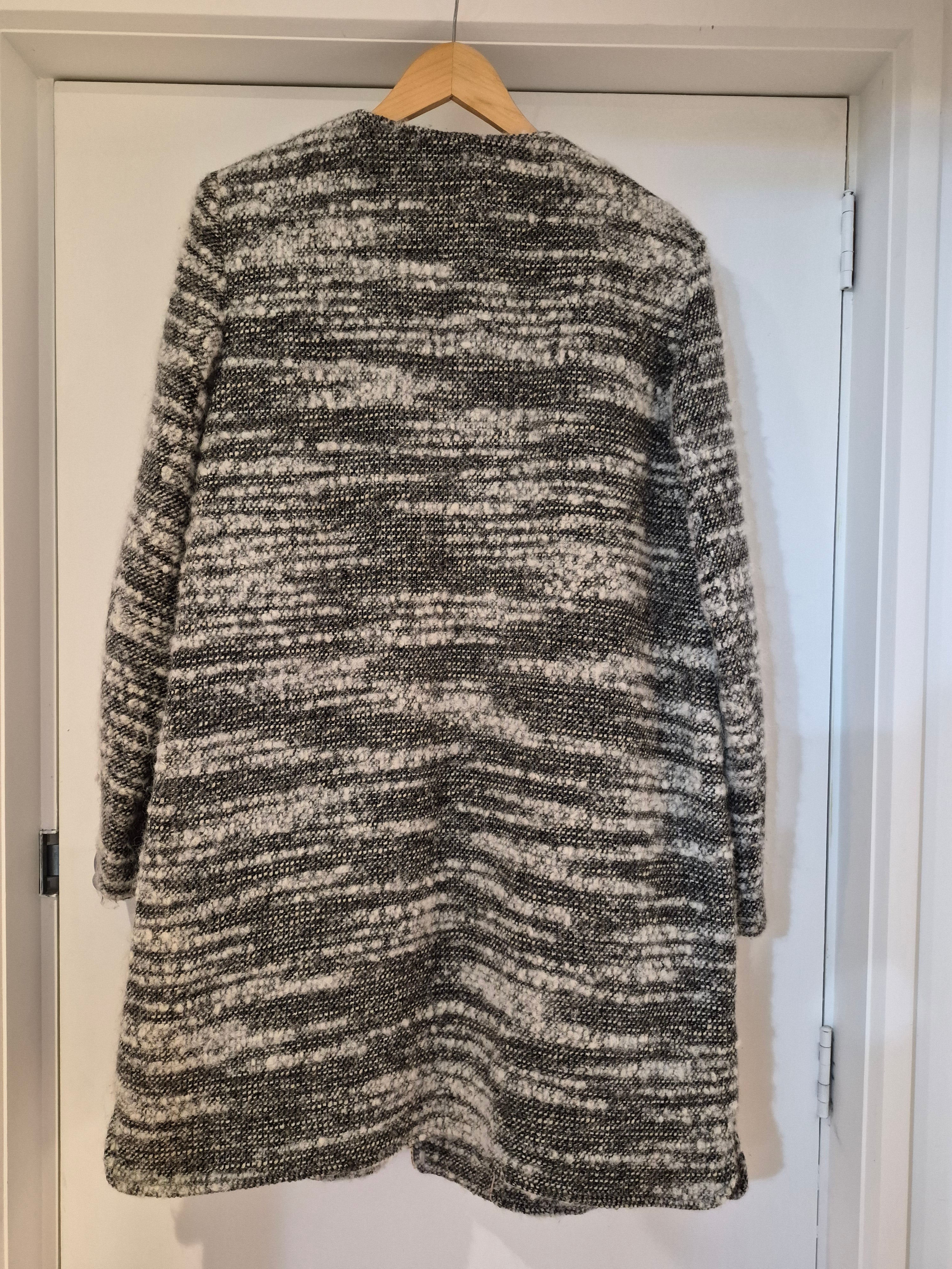 Violeta by Mango Wool Blend Coat/Sz XL