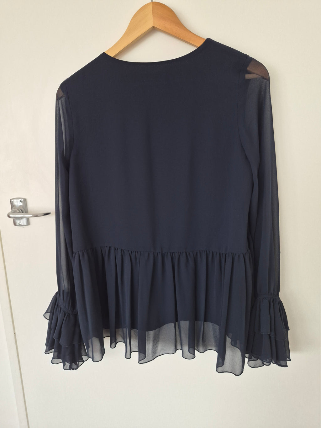 Coop Long Sleeved Top in Navy | Size XS