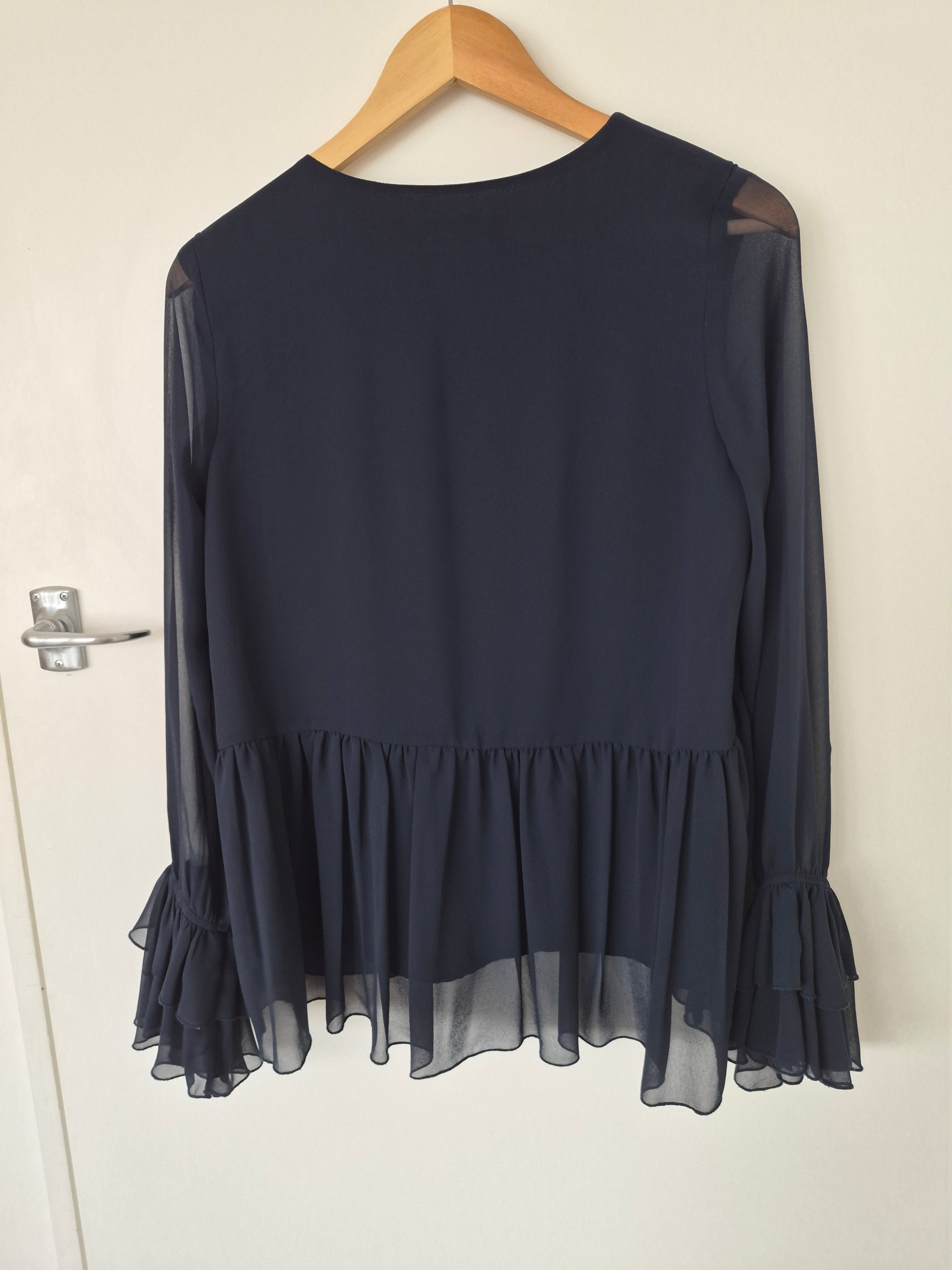Coop Long Sleeved Top in Navy | Size XS
