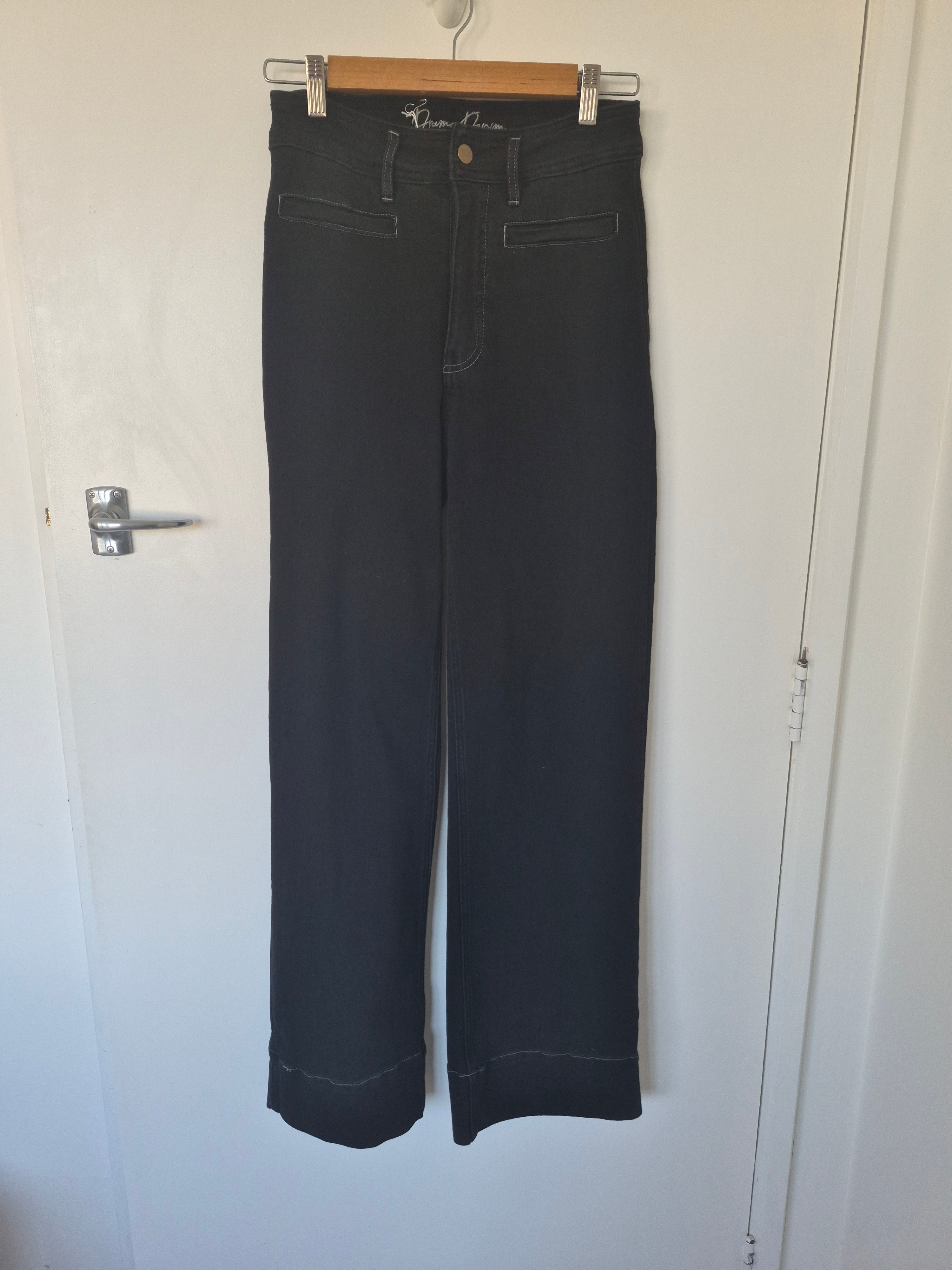 Drama Denim Black Jeans | Size 10