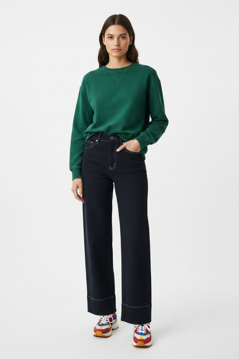 Drama Denim Black Jeans | Size 10