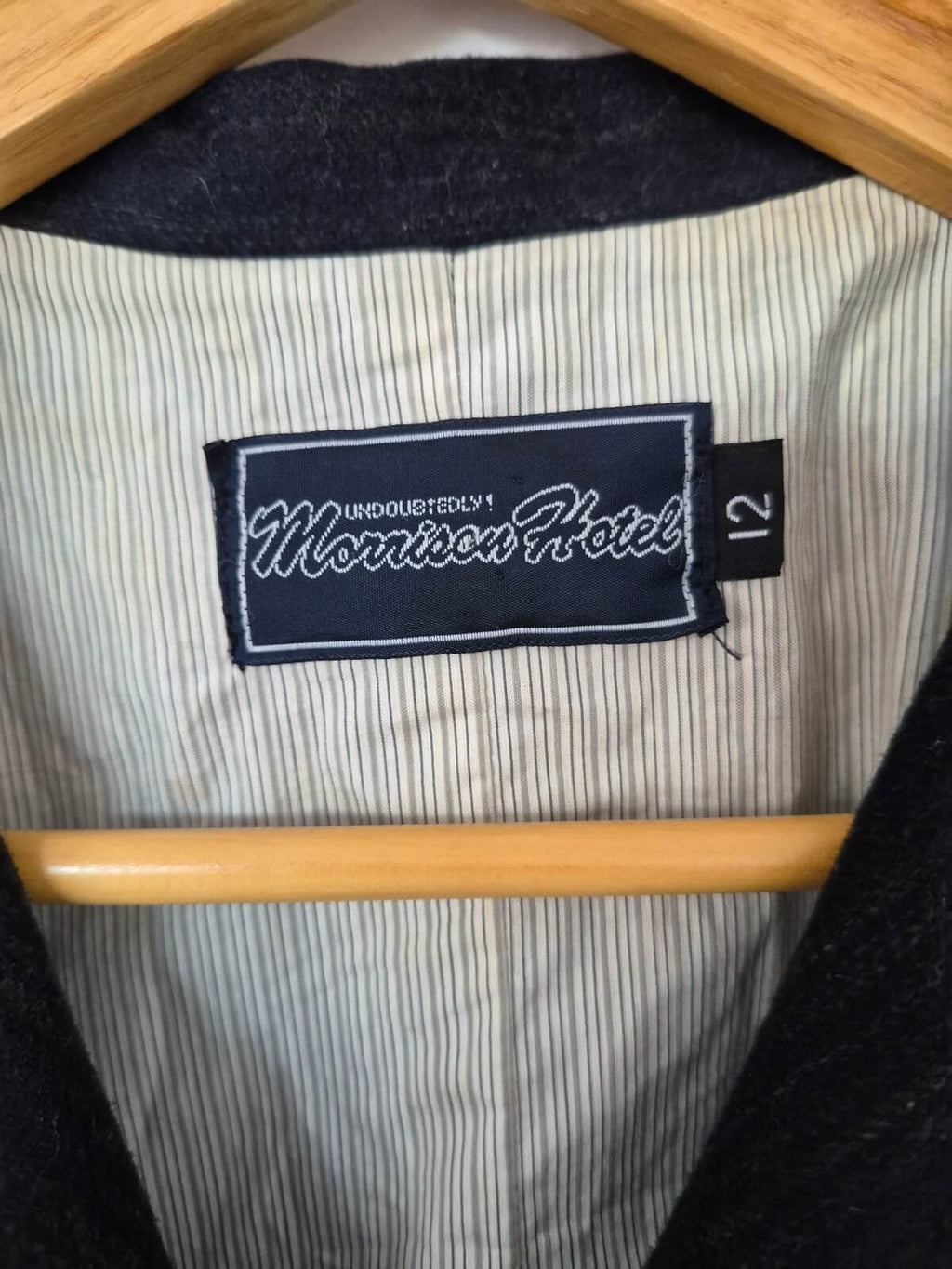 Rare Vintage 90's Morrison Hotel Coat Sz 8