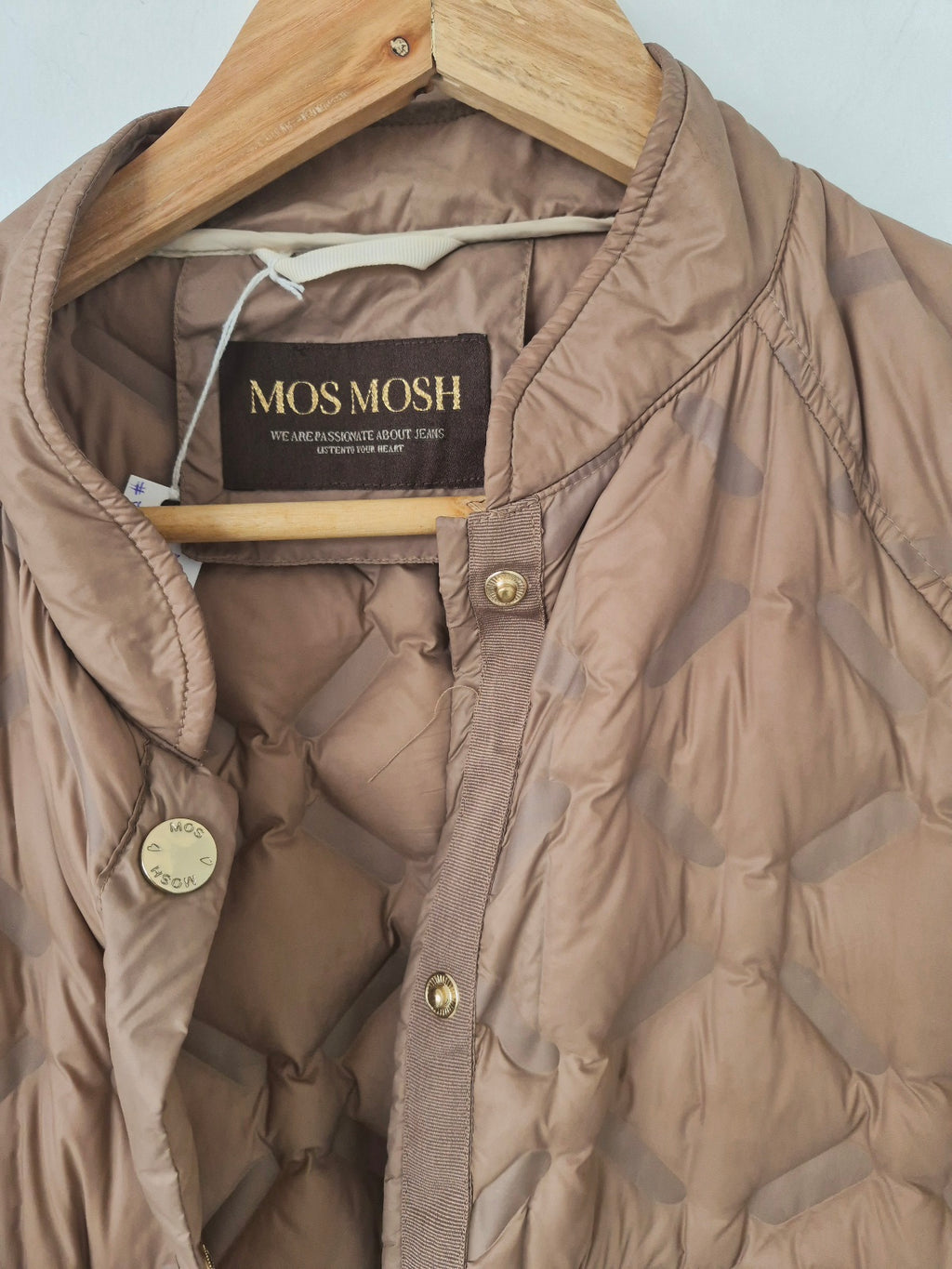 Mos Mosh Quilted Bomber Jacket | Size M