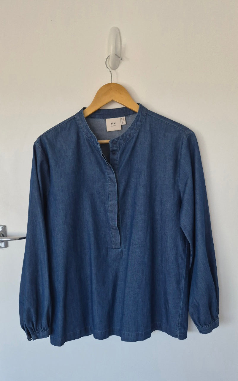 Elk Organic Denim Shirt | Size XS/S