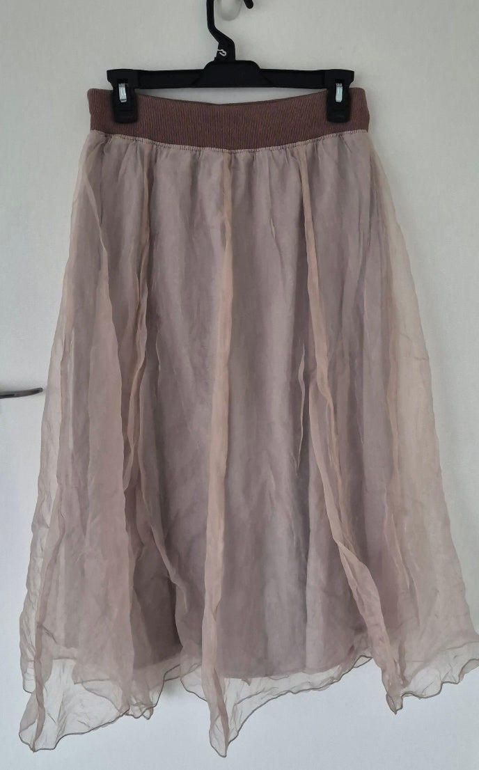 Caroline Sills Pink Skirt | Size 12