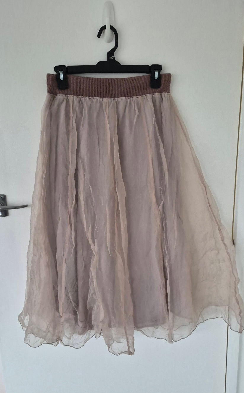 Caroline Sills Pink Skirt | Size 12