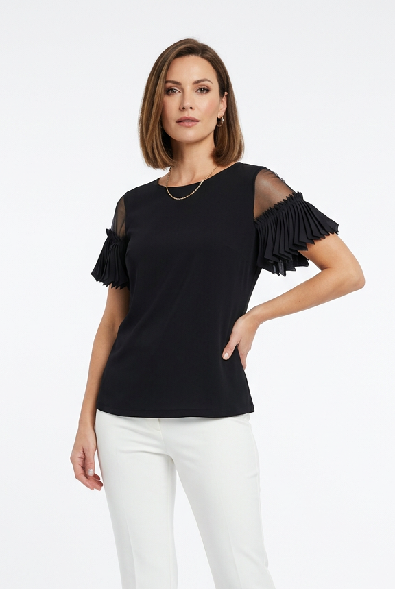 Joseph Ribkoff Black Top | Sz 8