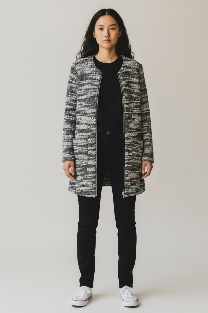 Violeta by Mango Wool Blend Coat/Sz XL