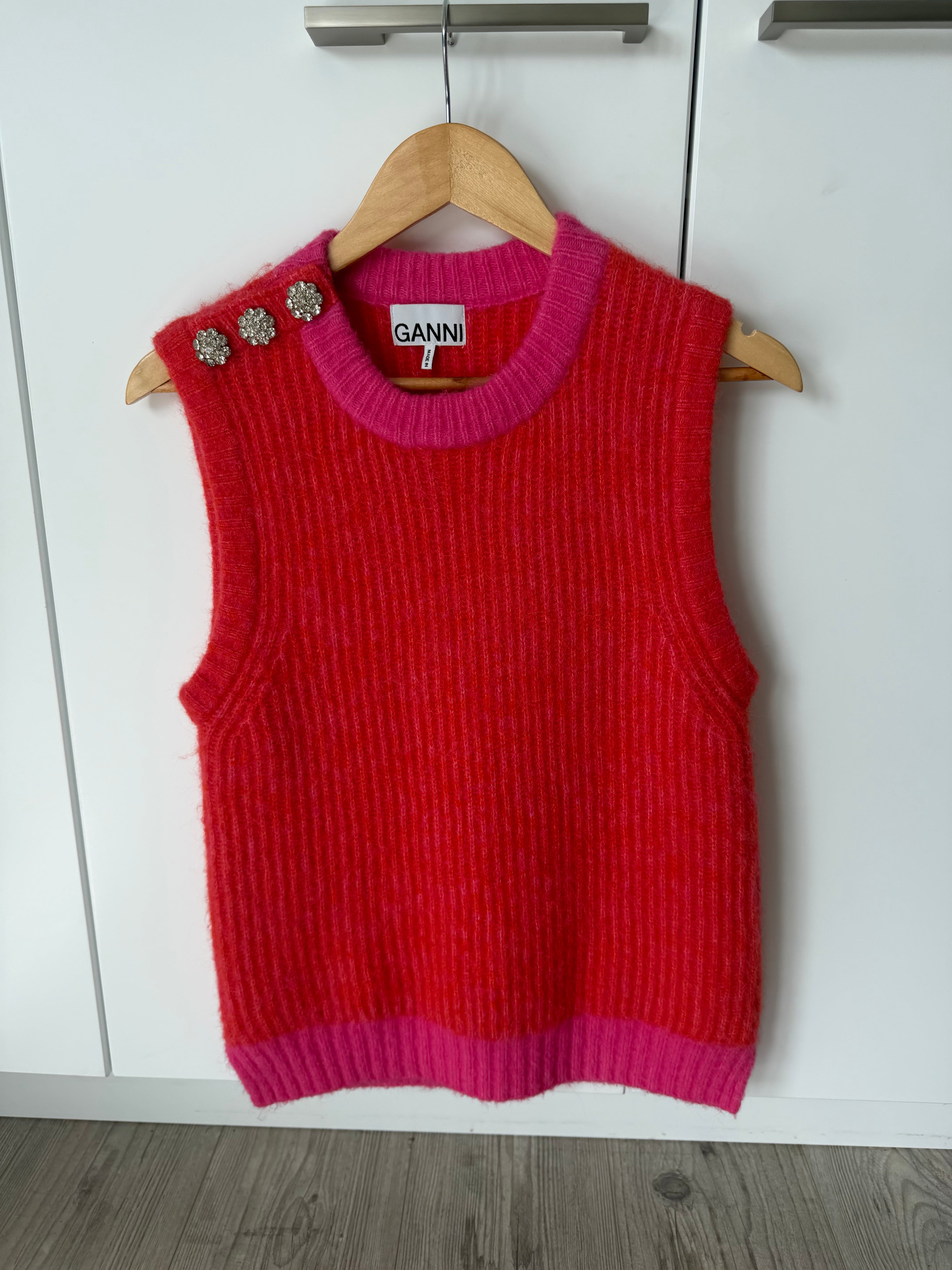 Ganni Knit Vest | Size Small
