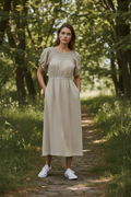 Briarwood Linen Dress | Size L