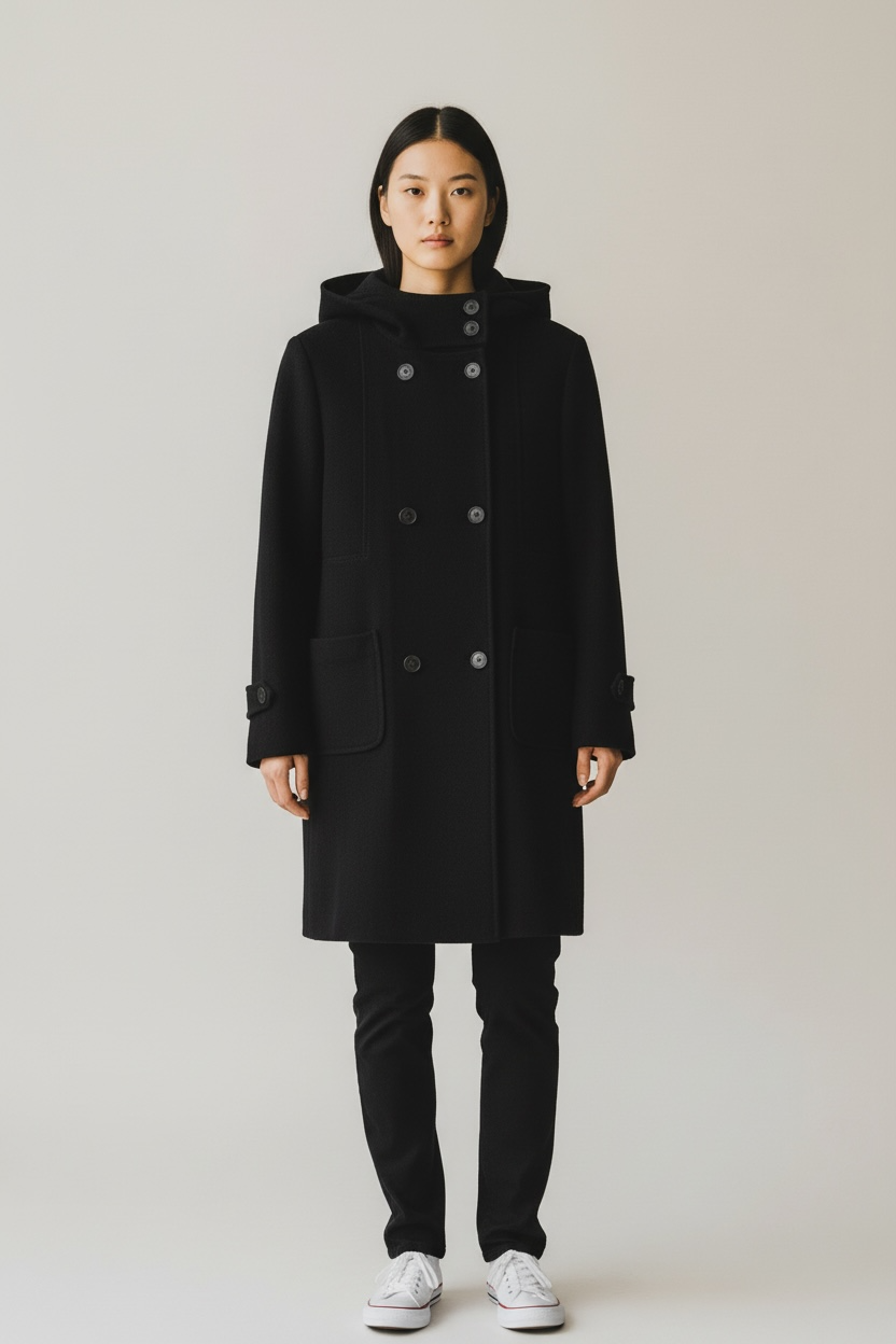 Pollini Coat with hood / Sz Small