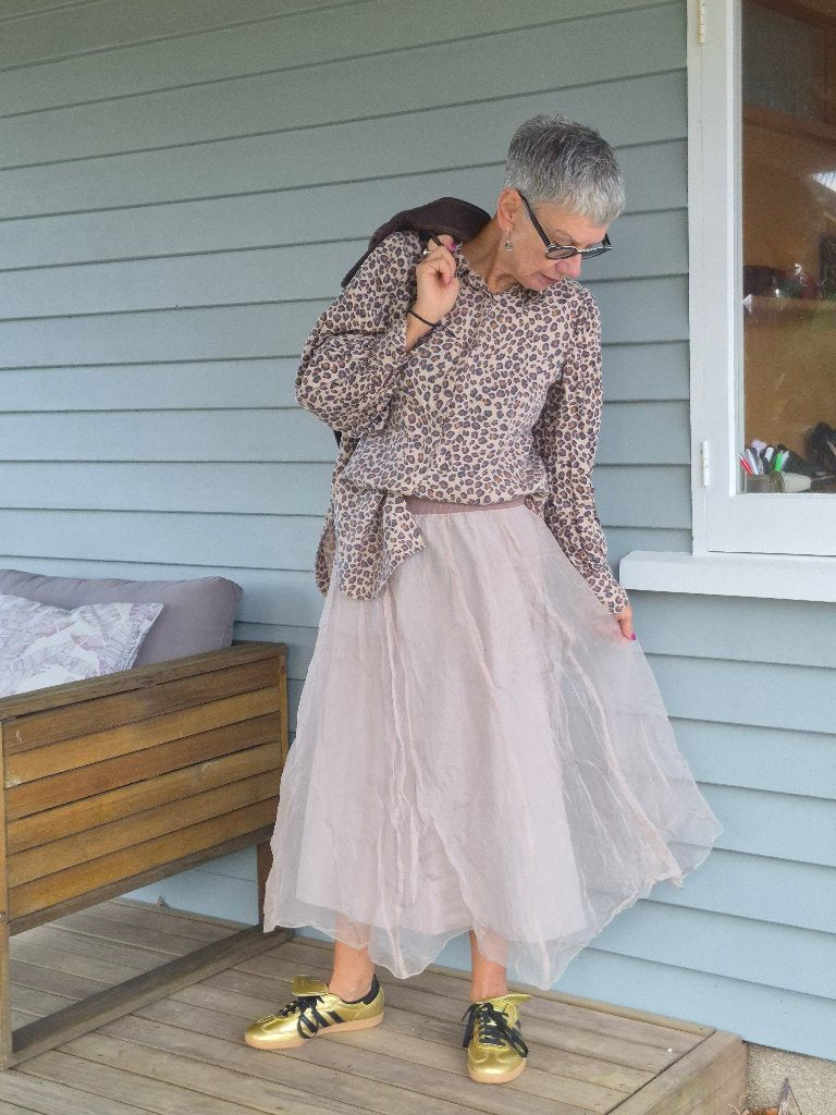 Caroline Sills Pink Skirt | Size 12