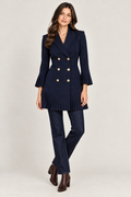 Coop Double Cross Navy Dress/Coat | Sz 8