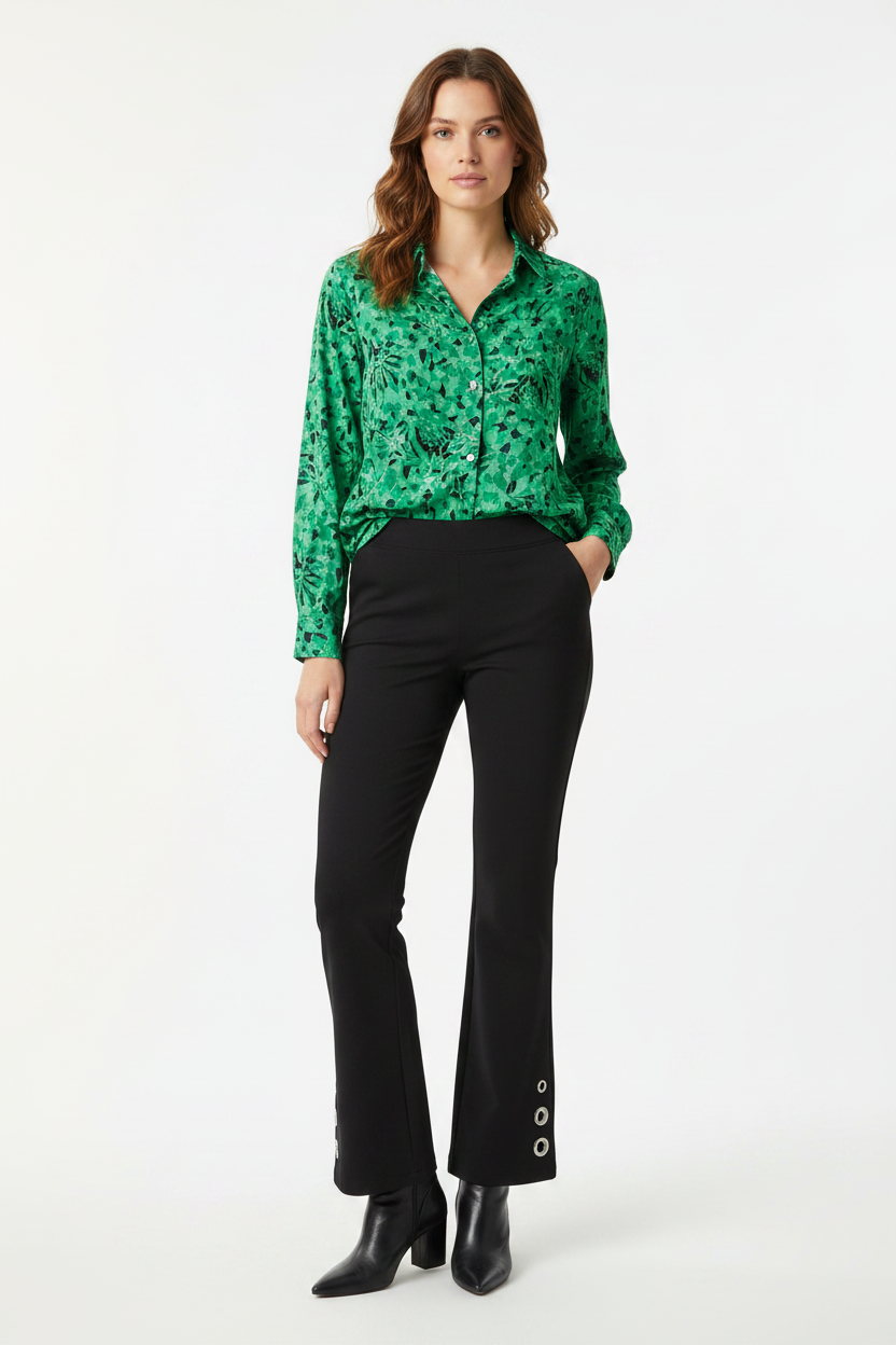 Frank Lyman High Rise Black Pants | Size M