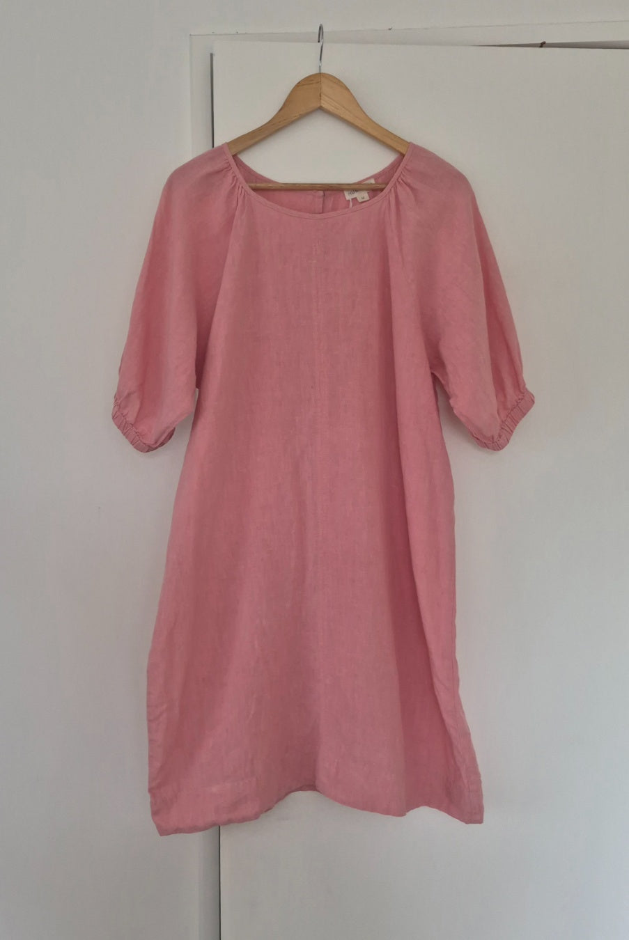 Humidity Pink Linen Dress | Sz M