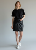 Nanushka Pleather Mini Skirt | Size S/M