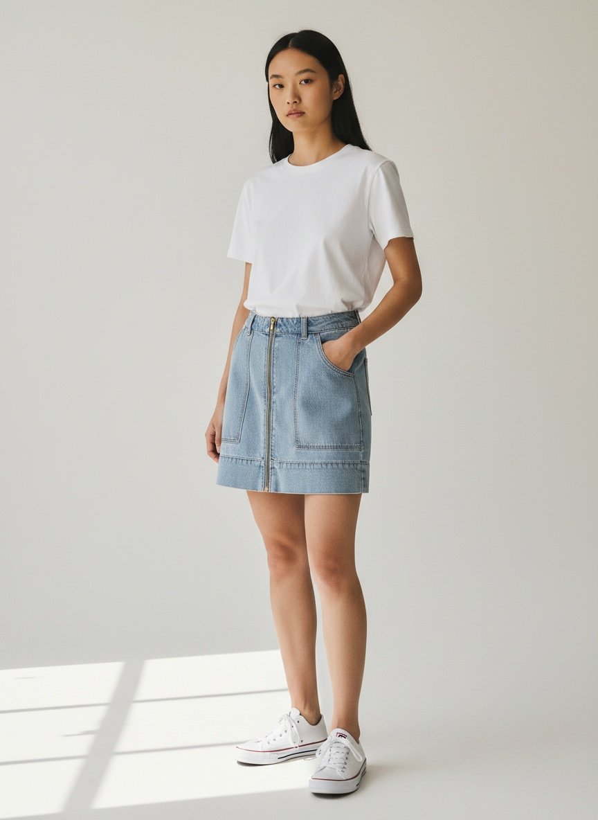 Jag Denim Skirt | Size 10