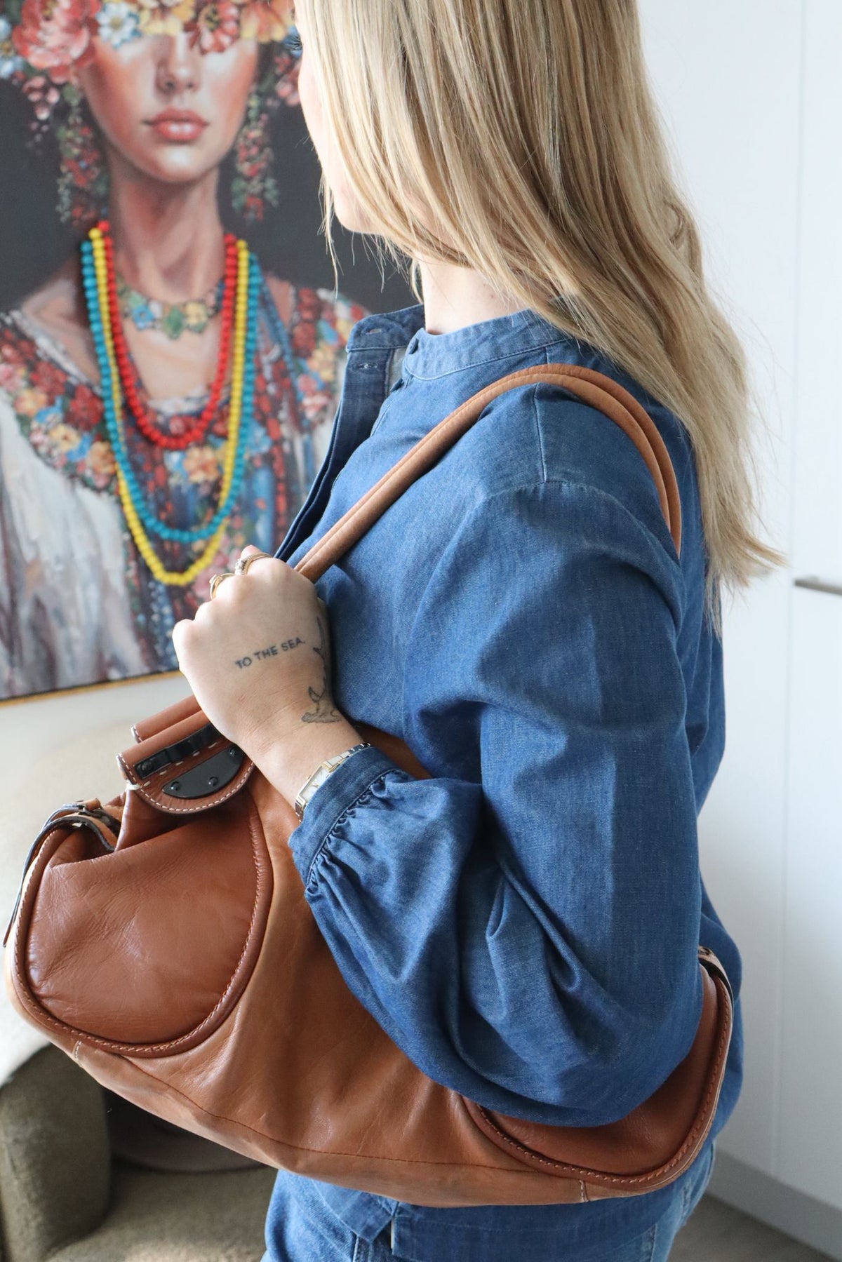 Mimco Tan Bag