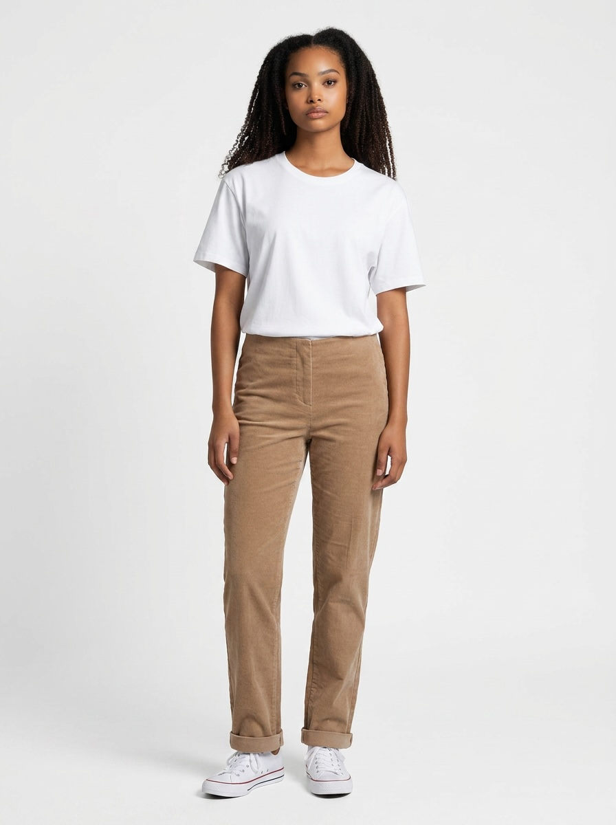 Sills Beige Cord Pants | Size 14