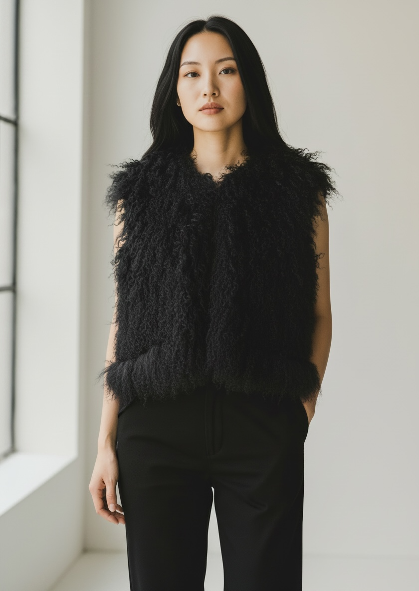 Vinetti Sheeps Wool Vest | Size L