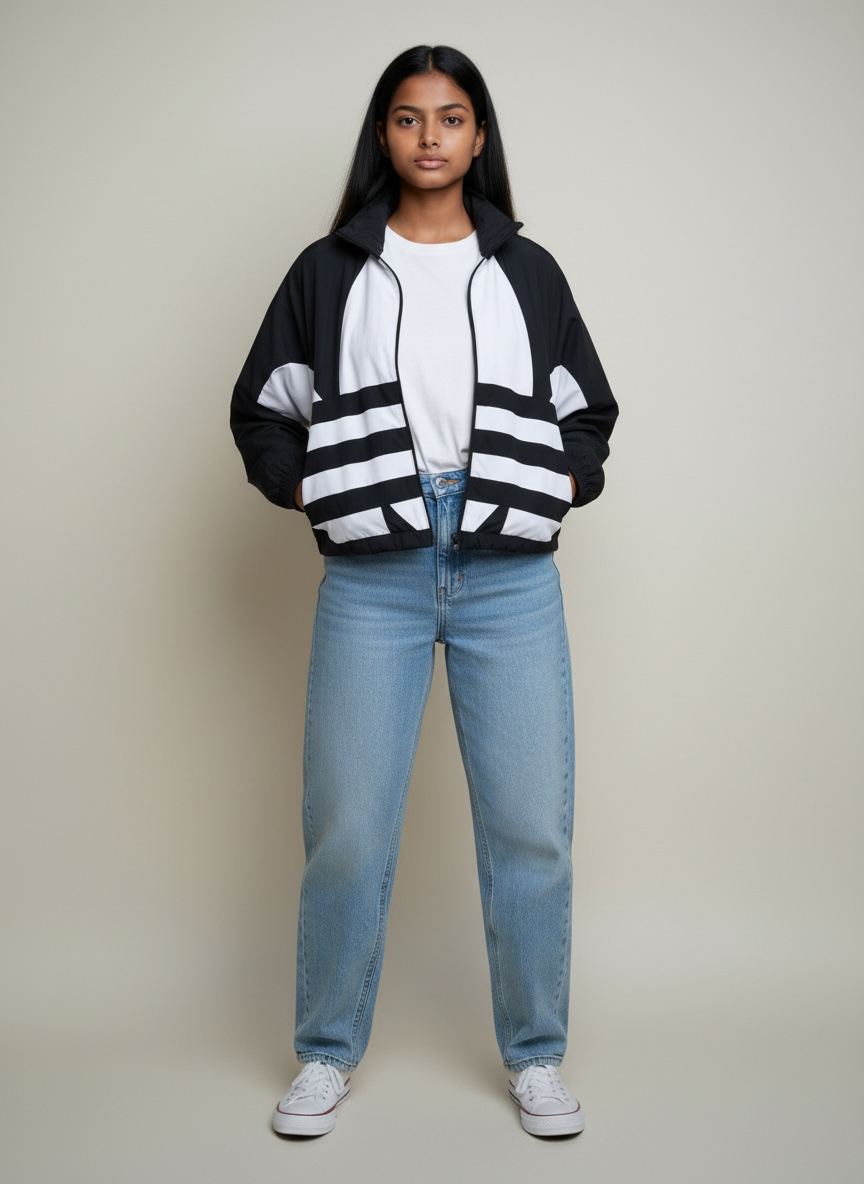 Adidas Windbreaker Bomber Jacket | Size 10
