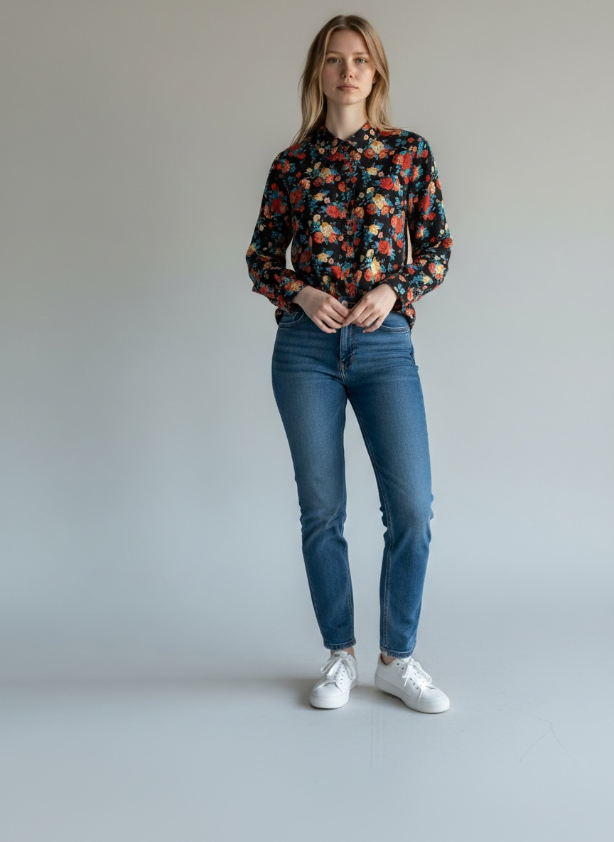 Tuesday Label Floral Shirt | Size 10