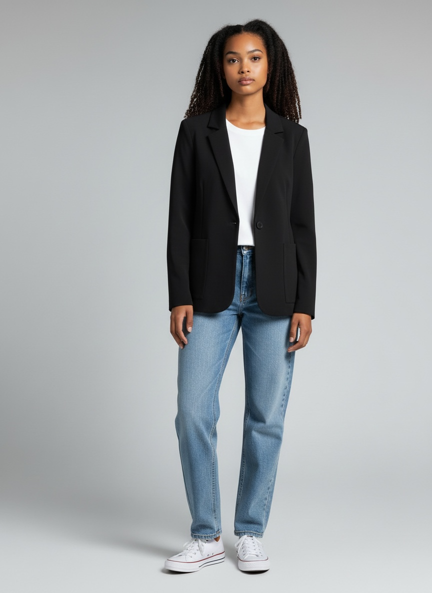 Nyne Black Blazer | Size 12