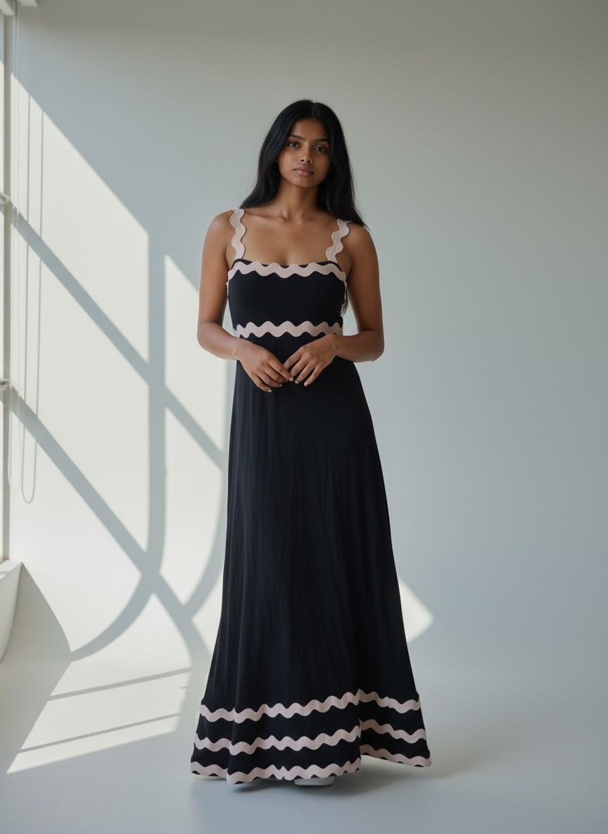 Natural Bay Maxi Dress | Size 8