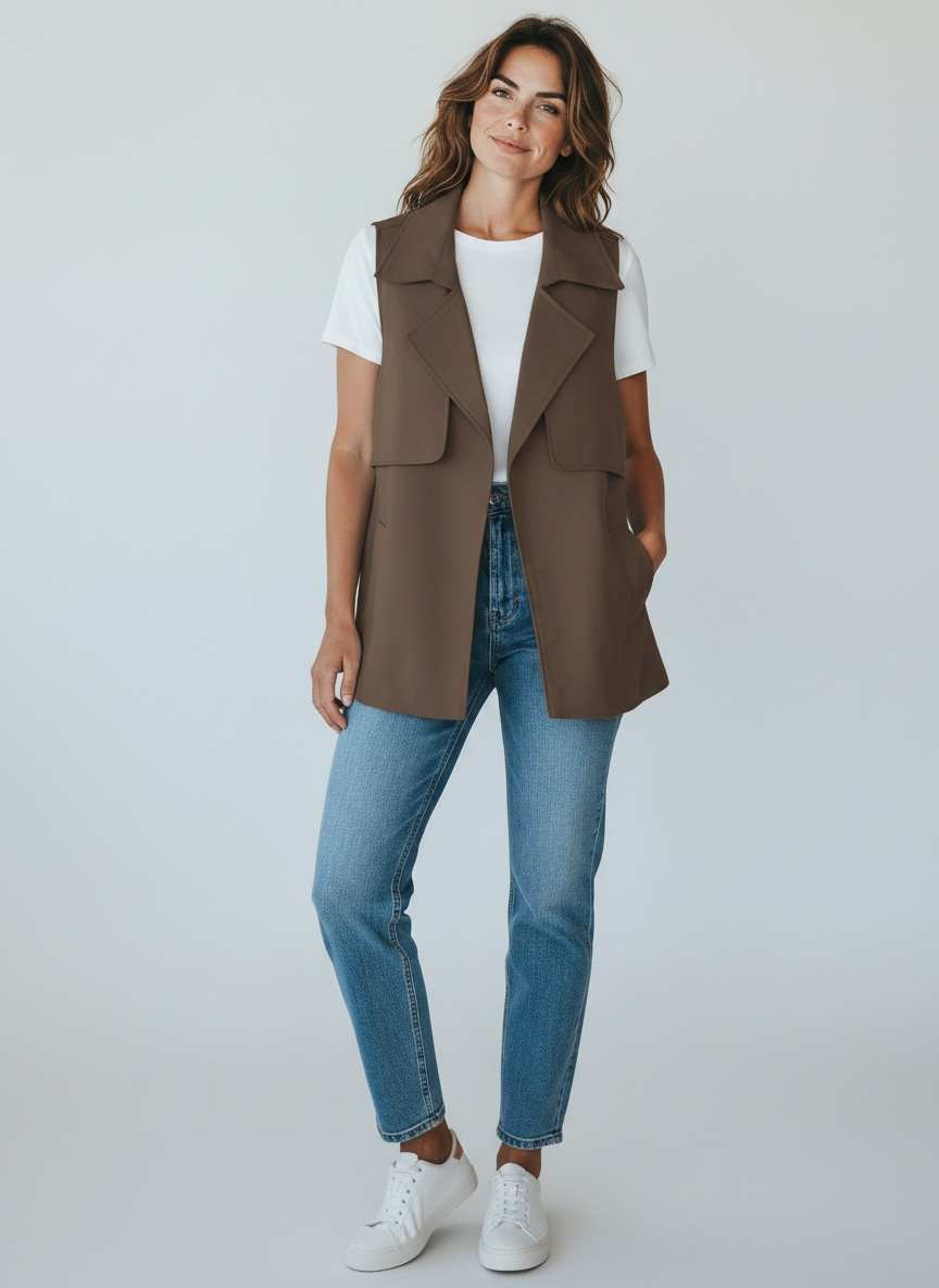 6DU Shop Khaki Vest | Size M