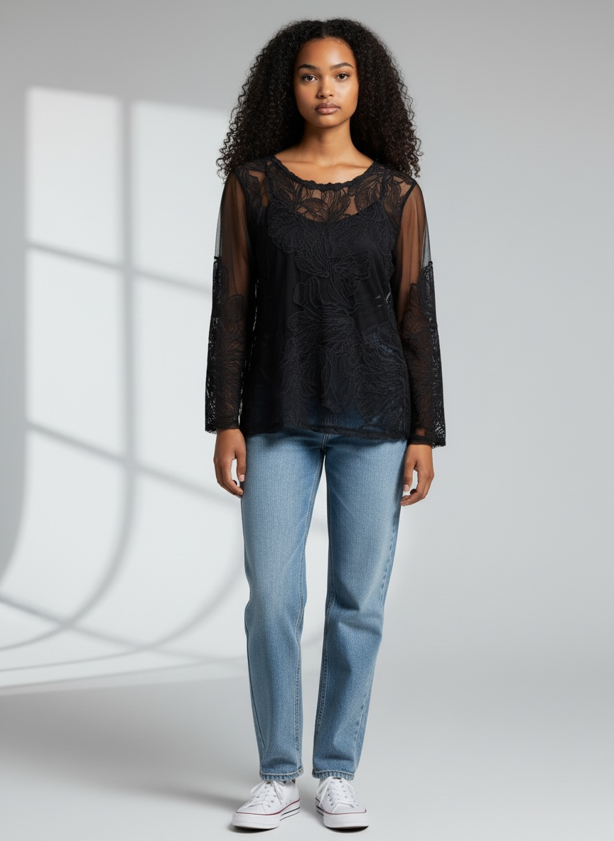 Verge Astrid Mesh Top | Size XS