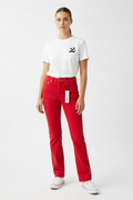 Rollas New Straight Red Cord Pants | Size 26/8