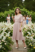Charmaine Reveley Champagne Dress | Size 10
