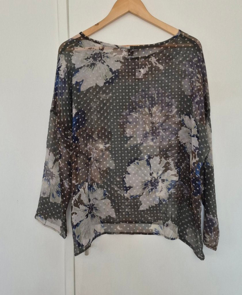 Charmaine Reveley Silk Top | Size 14