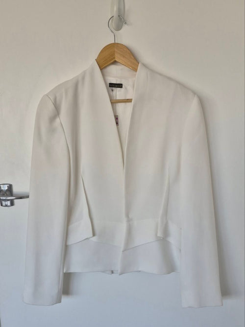 Carla Zampatti Vintage White Jacket | Size 10