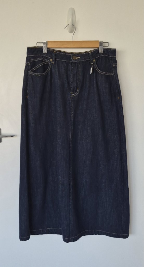 Moochi Midi Denim Skirt | Size M/12