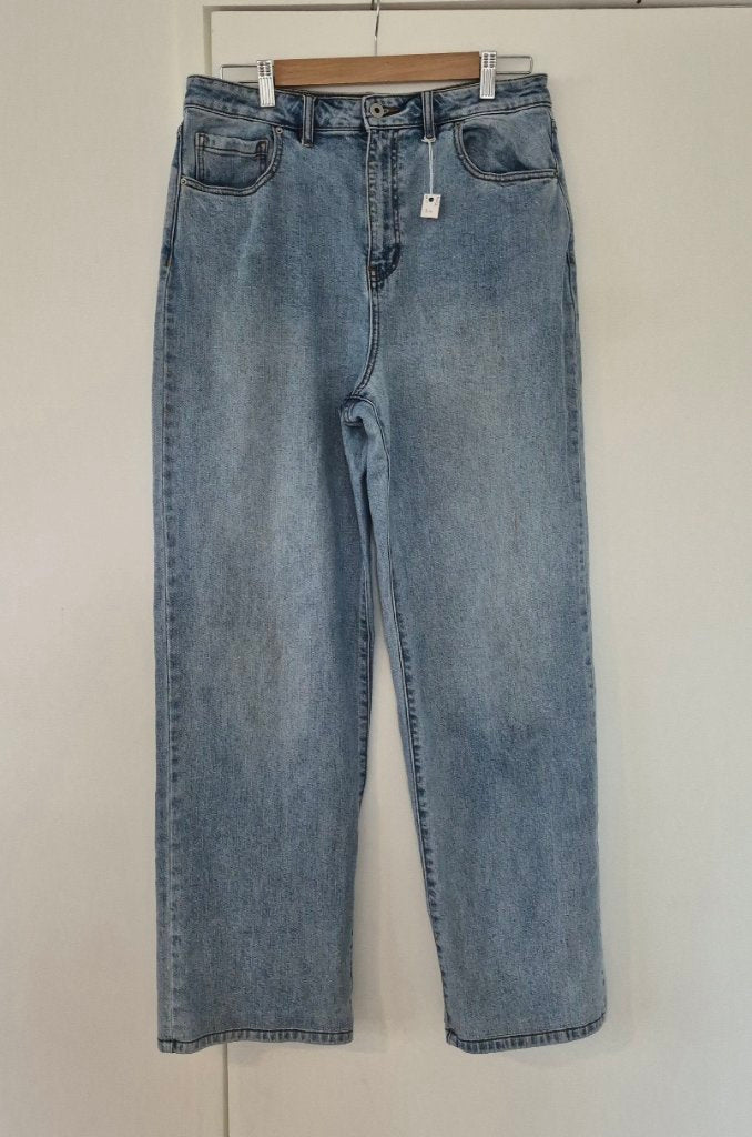 Juliette Hogan Straight Leg Jeans | Size 12