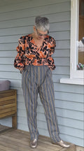 Aje Striped Pants | Size 10/12