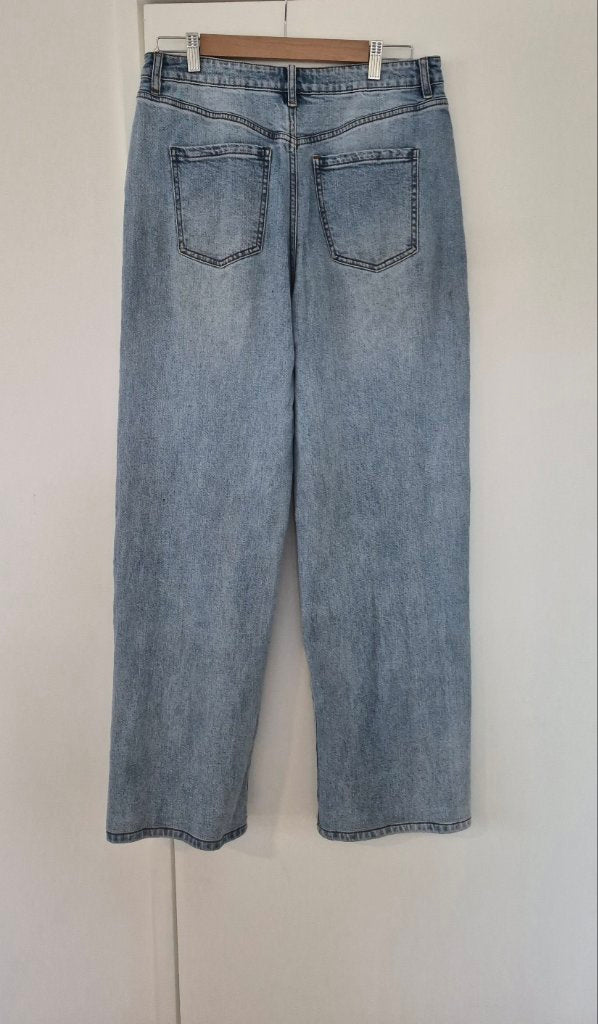 Juliette Hogan Straight Leg Jeans | Size 12