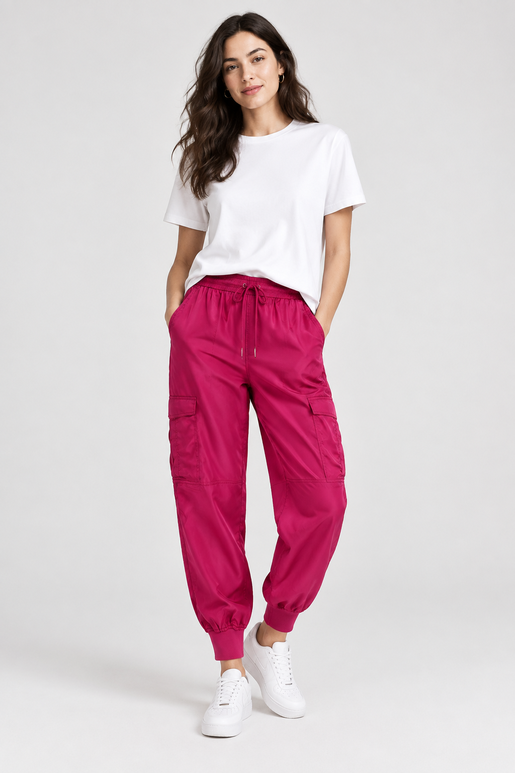 Cooper Pink 'It's A Casual Thing' Trousers | Size M