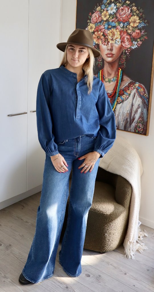 Elk Organic Denim Shirt | Size XS/S