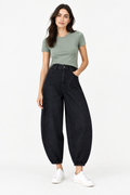 Moochi Black Barrel Jeans | Sz 10