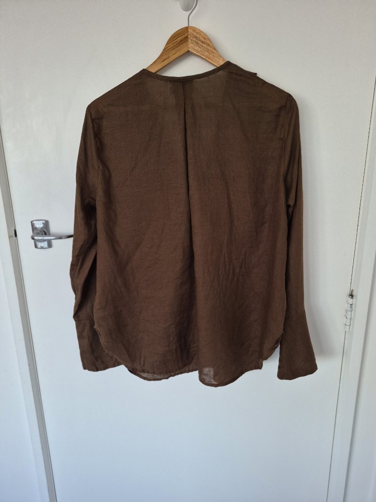 Blak Love Linen Shirt | Size 12