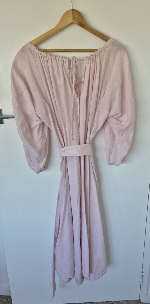 Scanlan Theodore Pink Linen Dress | Size 10