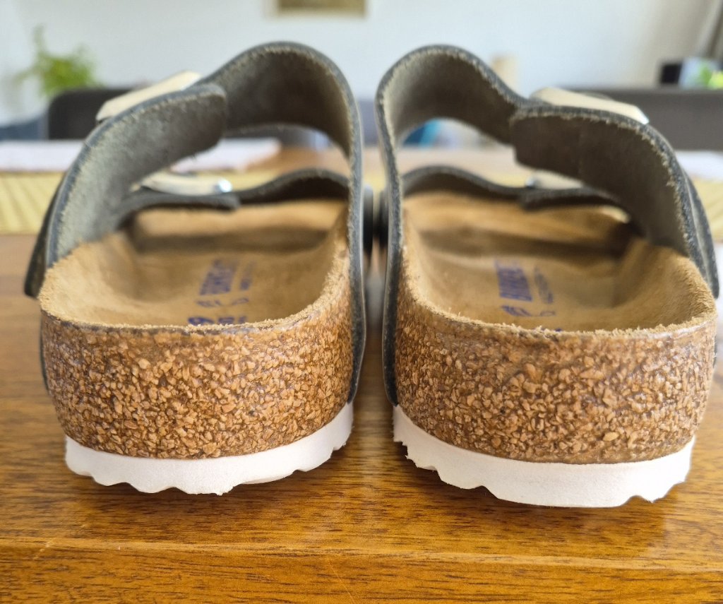 Birkenstock Silver Sandals | Size 39