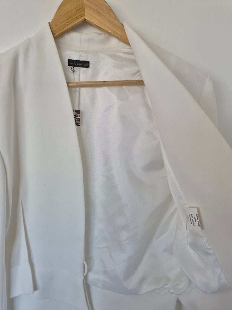 Carla Zampatti Vintage White Jacket | Size 10
