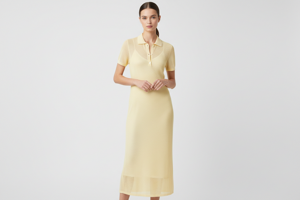 Venroy Yellow Maxi Dress | Size M