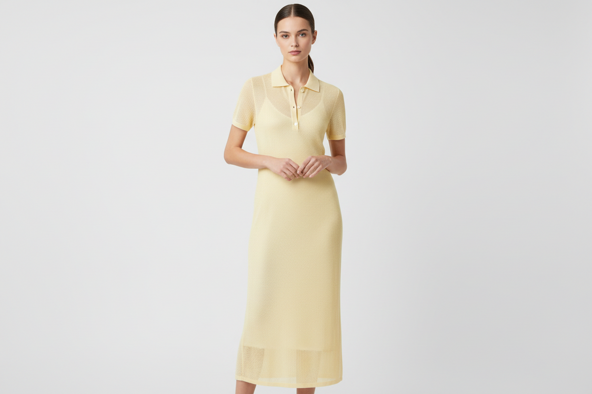 Venroy Yellow Maxi Dress | Size M